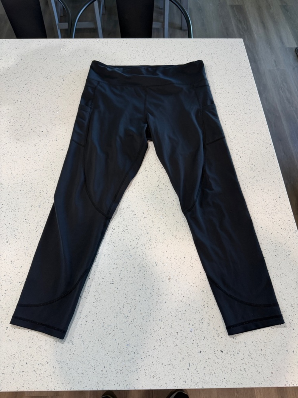 ZYIA Black Leggings with Side Pockets